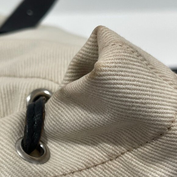 Yves Saint Laurent Canvas Bucket Bag (JB1292) - Picture 9 of 14